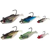 Hundimiento Señuelos de Pesca Suaves Jigs de Cabeza Peso de Fregadero Envuelto Artificial Cebo de Silicona con Gancho…